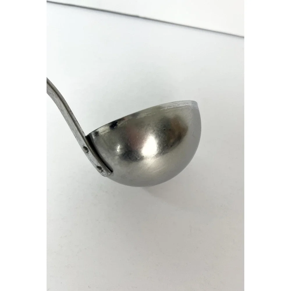 Vintage‎ Androck Ladle utensil black handle MCM pattern stainless steel USA